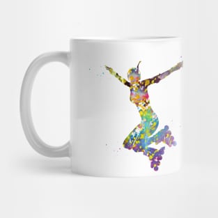 Roller skating girl Mug